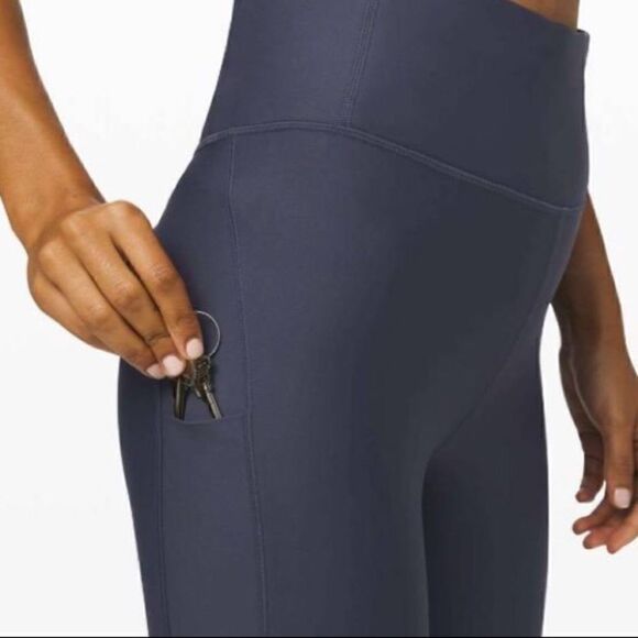 LULULEMON LEGGINGS FLURRY UP SHR TIGHT 25” STNB - Picture 7 of 9